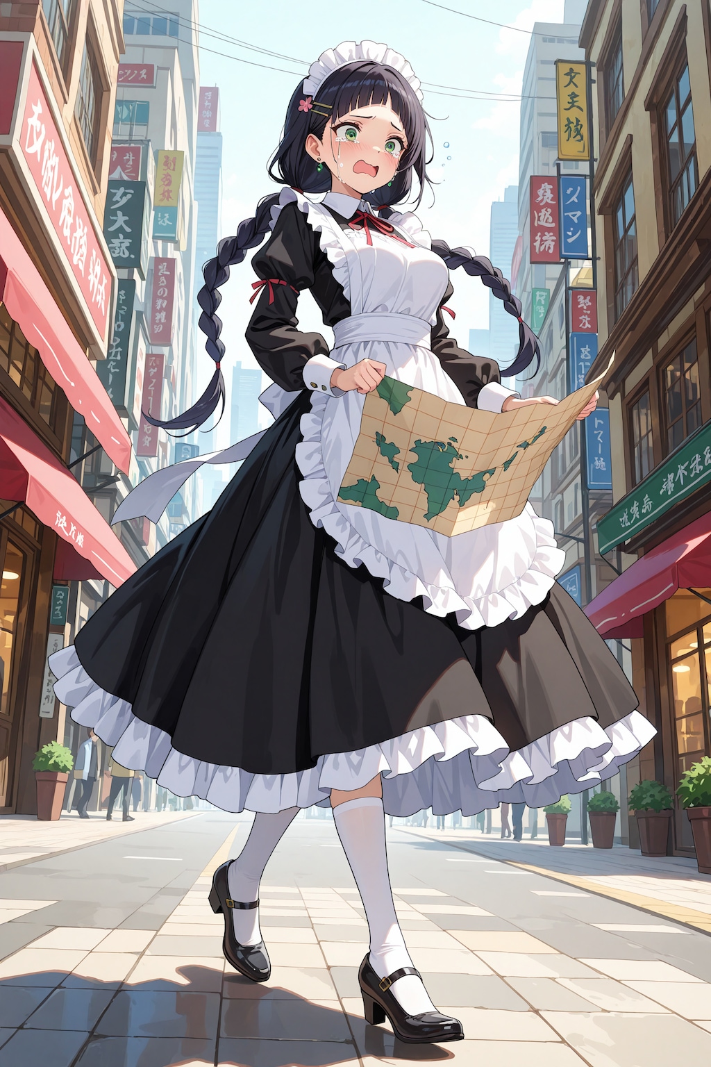 目的のお店にたどり着けないこよみちゃん😭