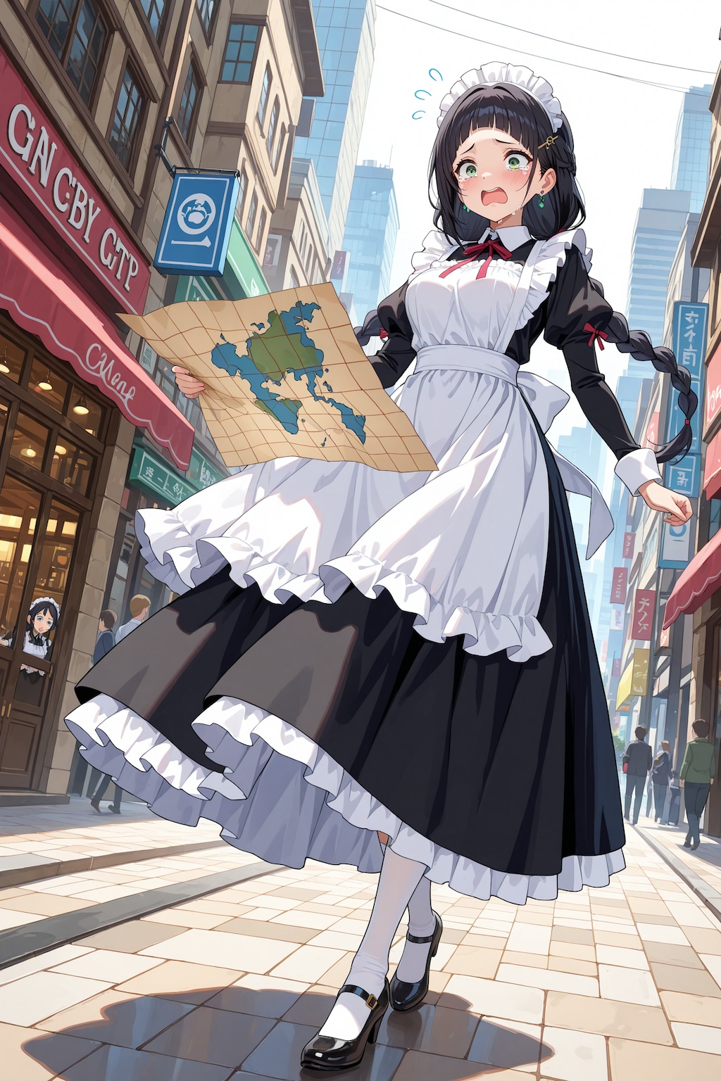 目的のお店にたどり着けないこよみちゃん😭
