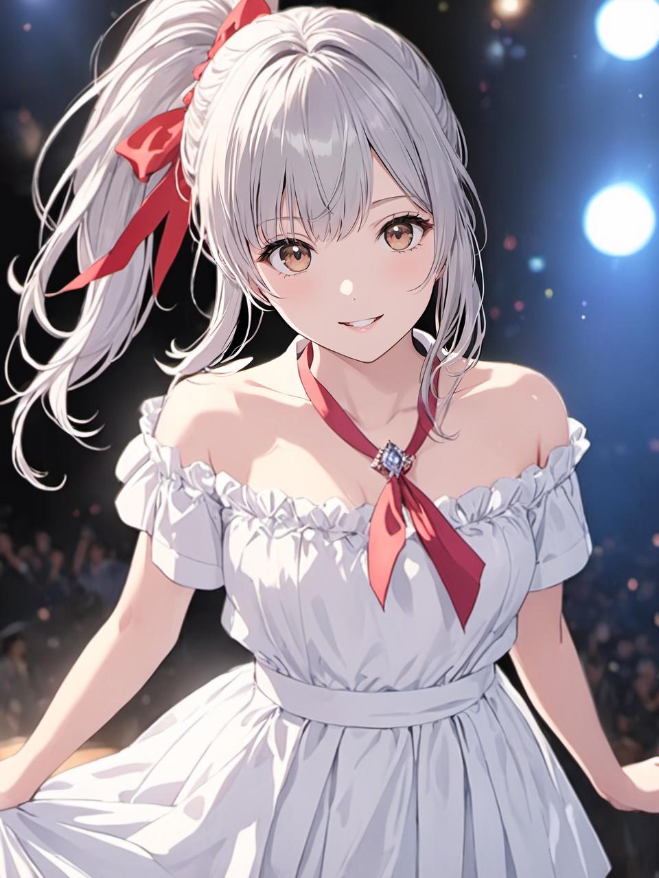 専属キャラのポニテ