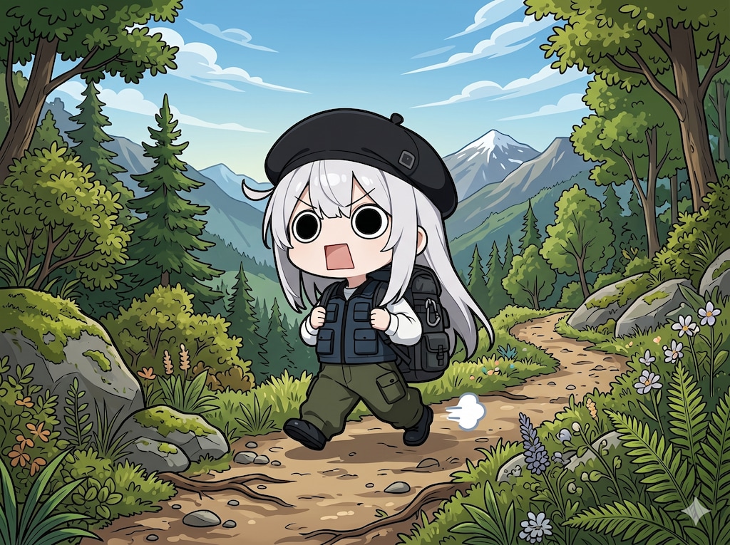 大自然ハイキングえらいこっちゃ嬢
