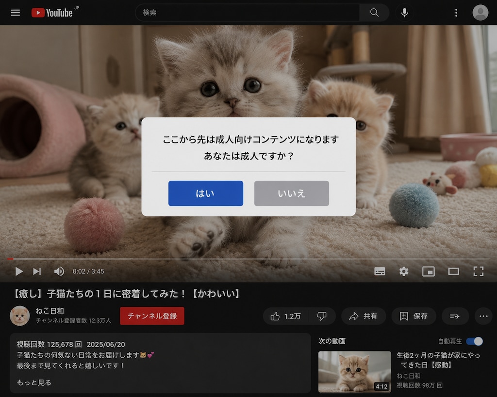 あなたは成人ですか
