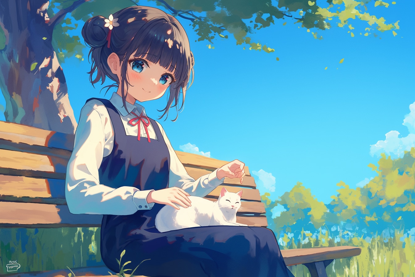 猫🐈とおだんごちゃん🍡✨131 | の人気AIイラスト・グラビア