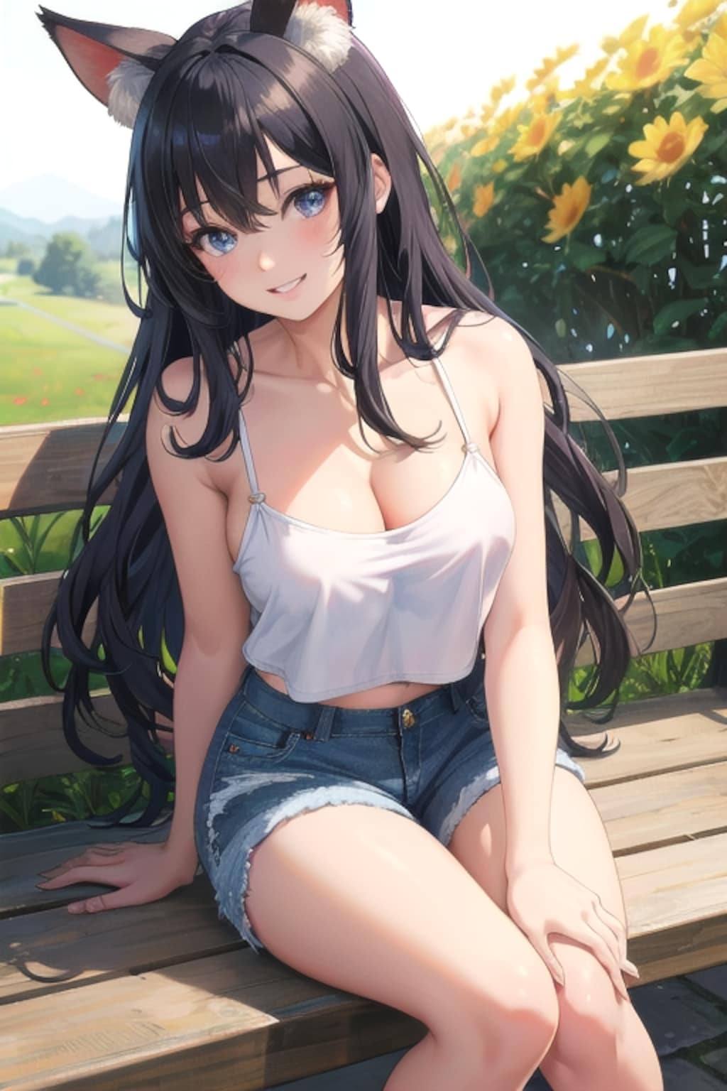 ホットパンツでも寒くないよ