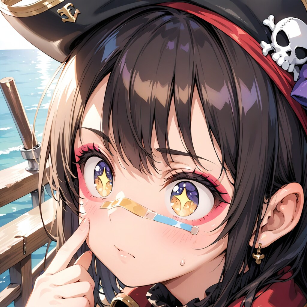 アイプチ海賊船長 | の人気AIイラスト・グラビア