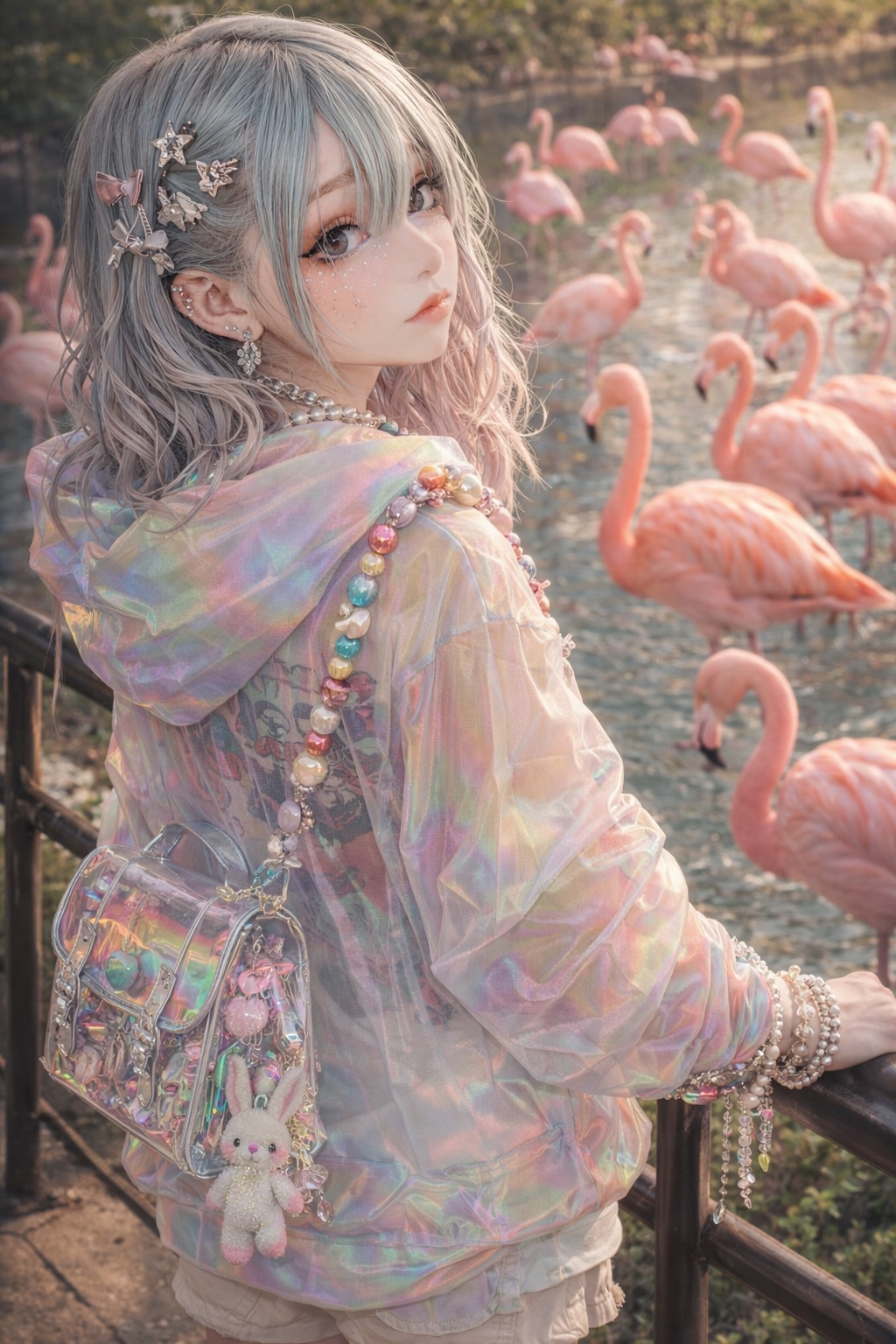 フラミンゴな少女