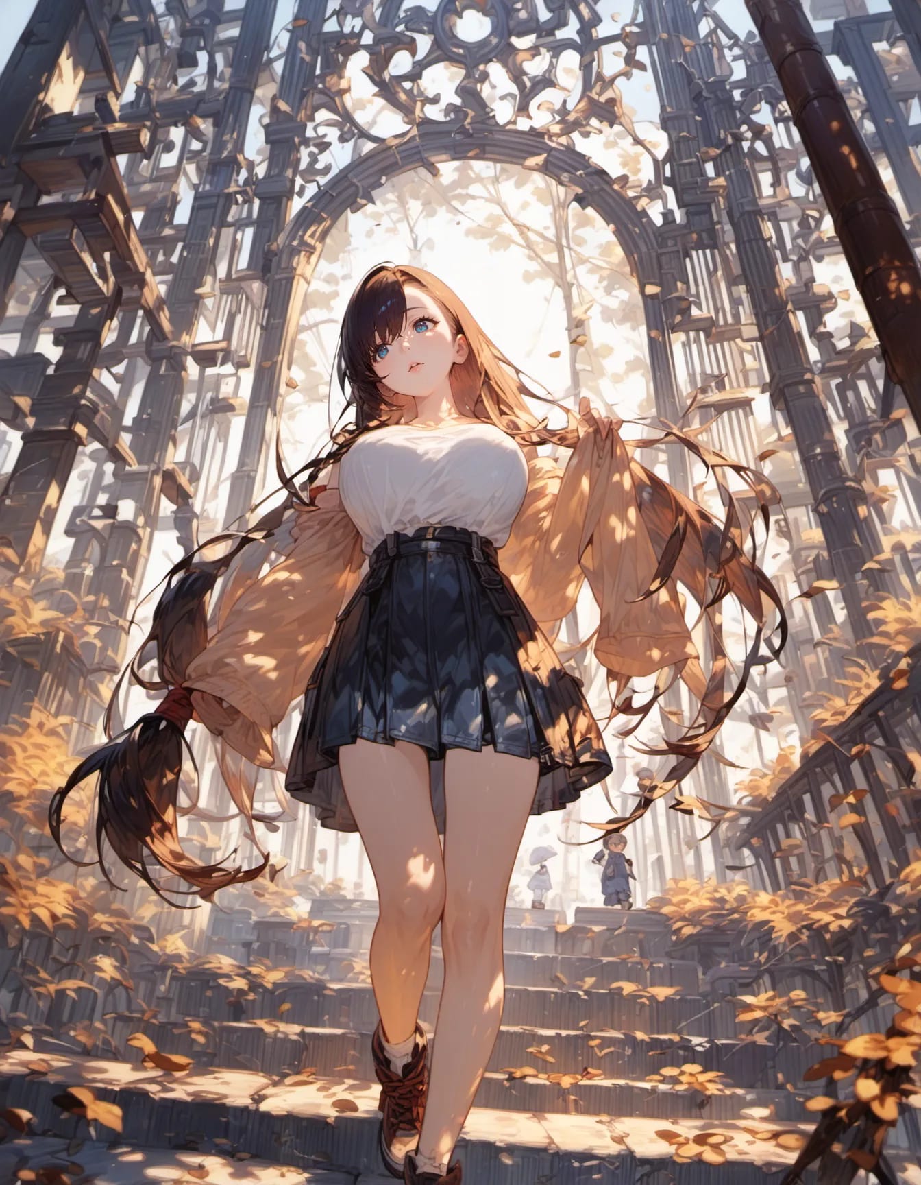 The Autumnal Maiden of the Ruins | の人気AIイラスト・グラビア