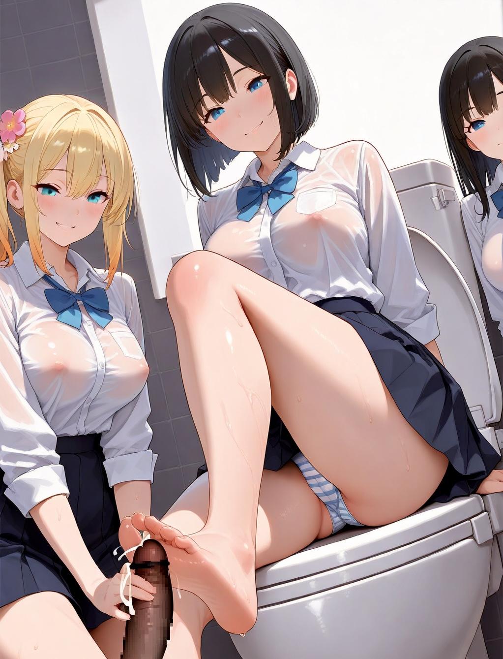 脱ぎたてソックスは刺激が強すぎたかな？
