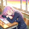 居眠り 2枚目