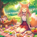 公園でピクニック 2枚目