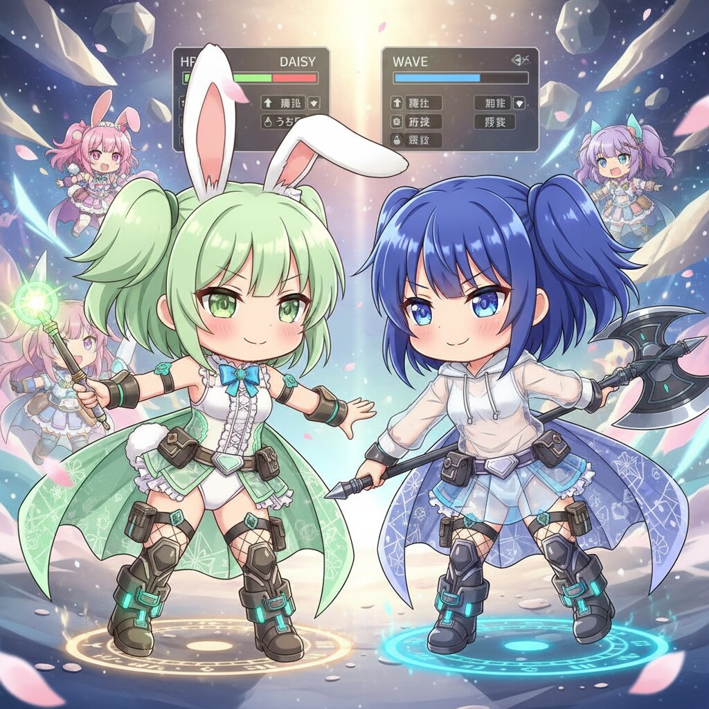 DAISYちゃん、WAVEちゃん