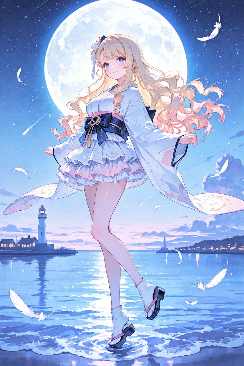 BONSAIで月夜の初ちゃん | の人気AIイラスト・グラビア