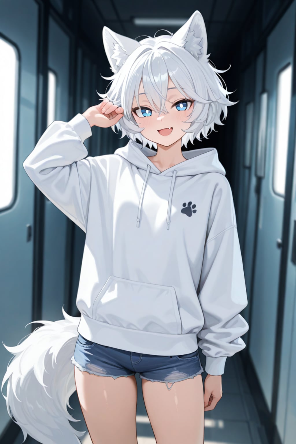 527 よその子シロキちゃんにいっぱい食べてもらいたい！