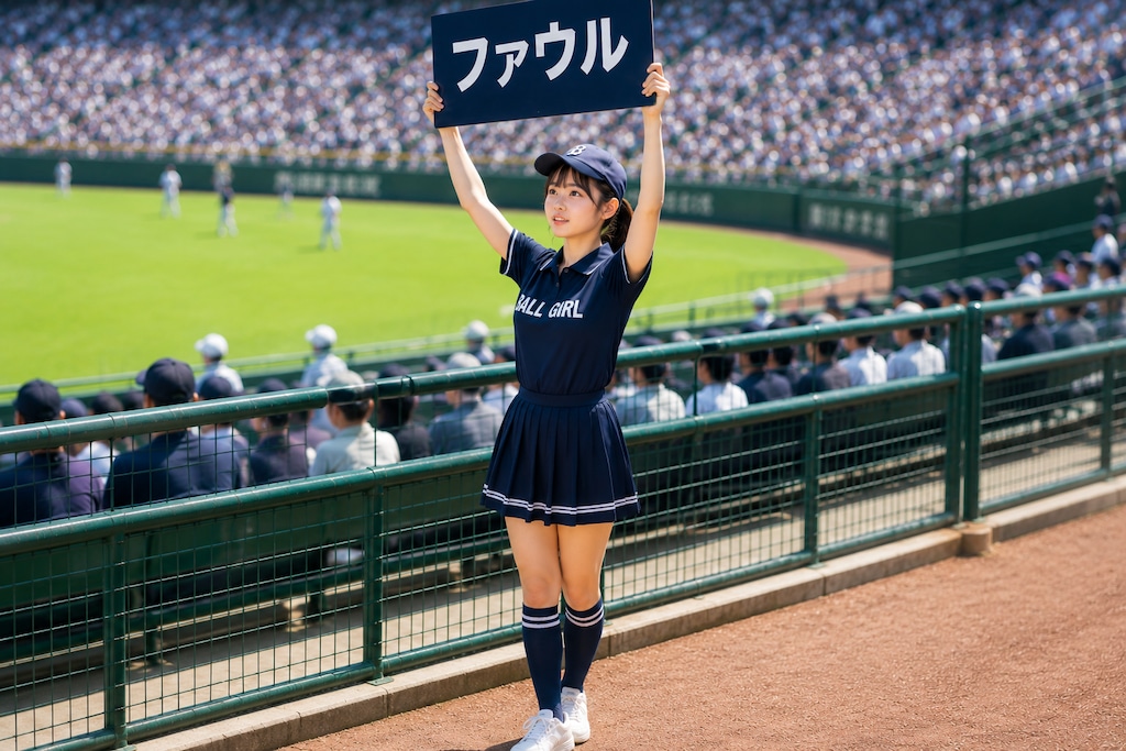 ボールガールの女の子
