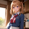 常盤台の制服着せてみた　～食事を作る子01～ 7枚目