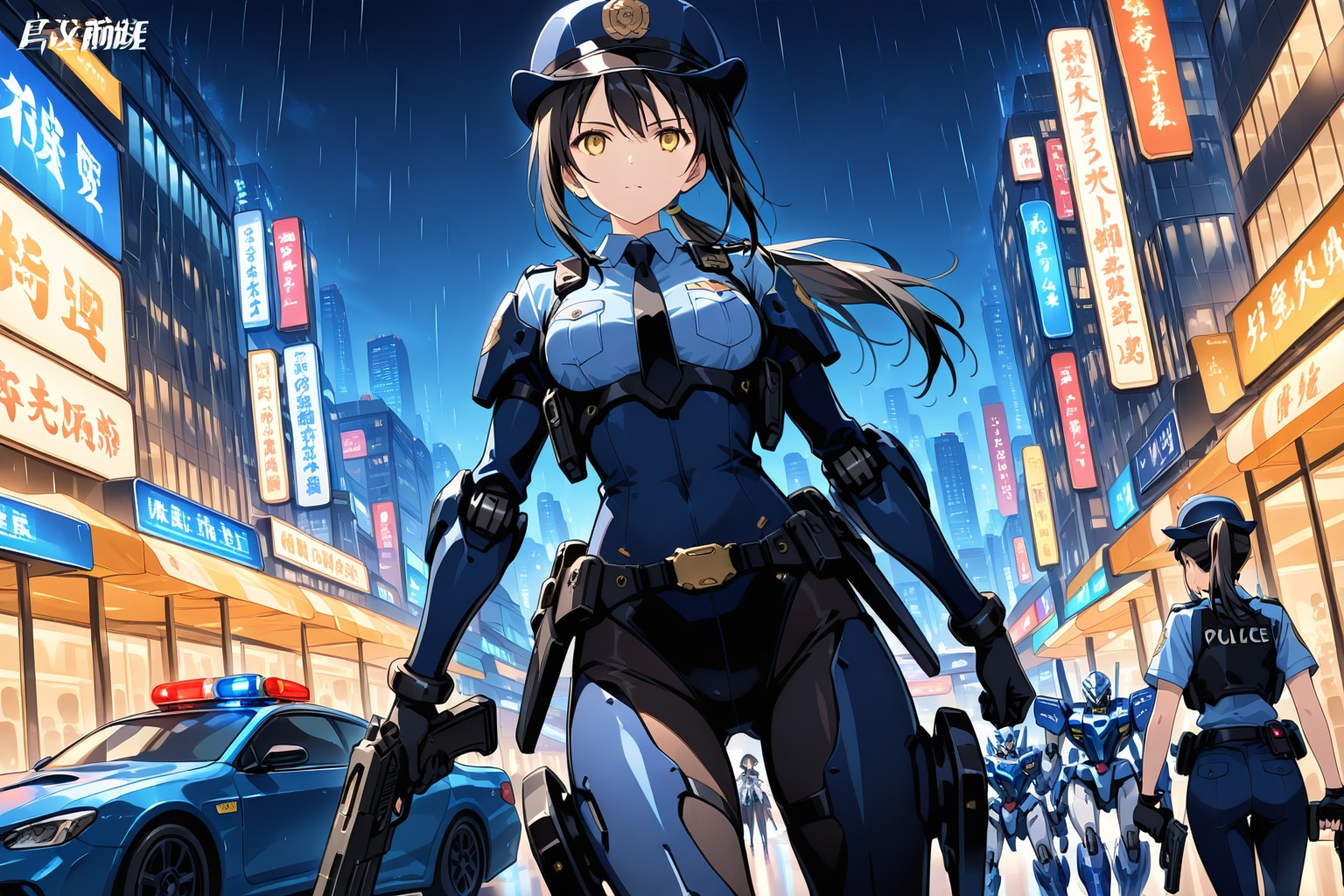 未来のメカ娘警察官