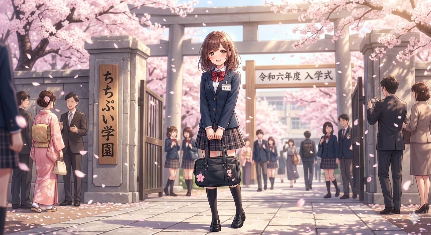 入学式っ | の人気AIイラスト・グラビア
