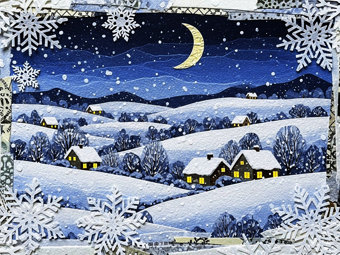 山村の雪景色 | の人気AIイラスト・グラビア