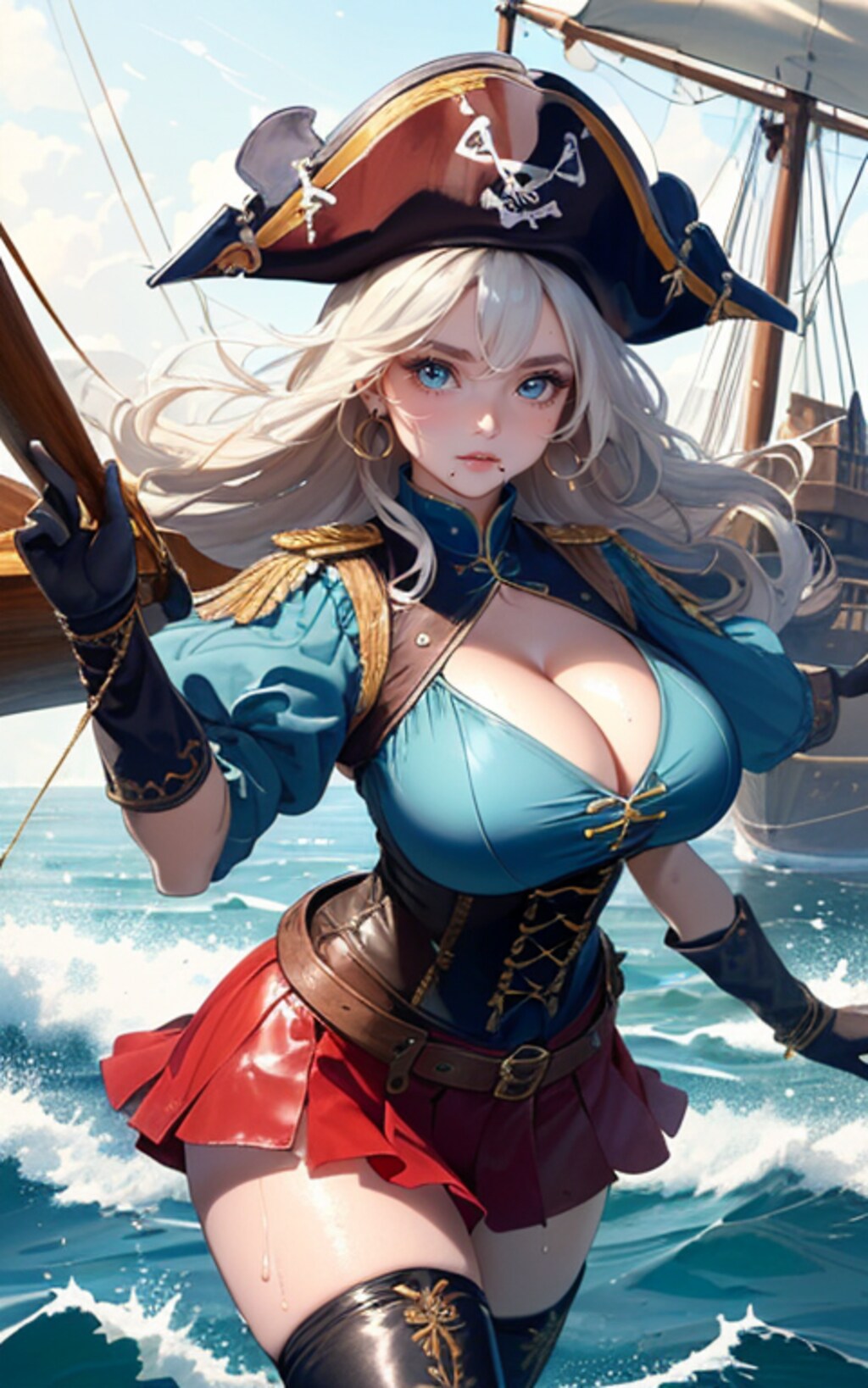 生きるため略奪を繰り返す女海賊