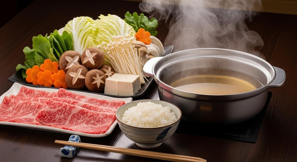 摩訶不思議食堂のしゃぶしゃぶセット