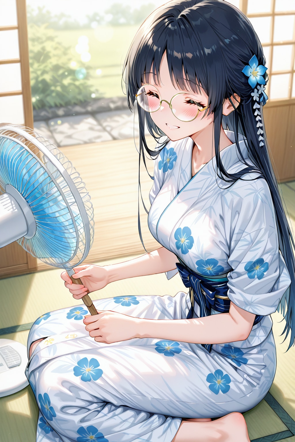 クーラーないのよ