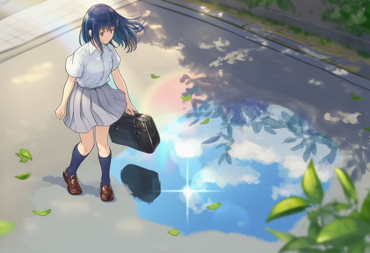 晴れました | の人気AIイラスト・グラビア