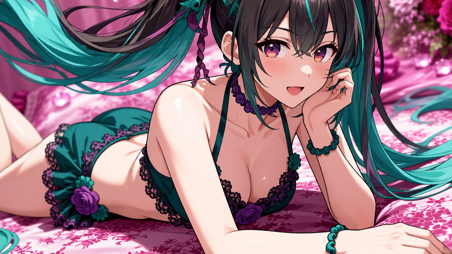 黒髪少女と水着　その7-6