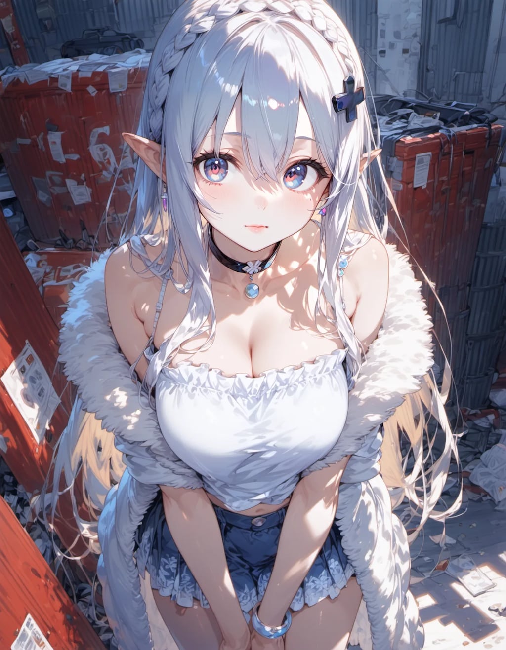 Blue Eyes in the Ruined World
