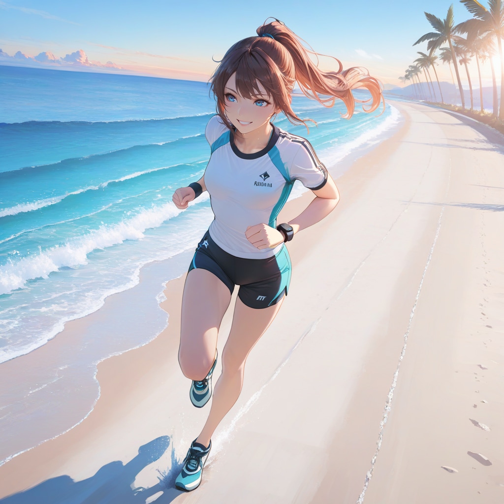 ジョギング中に……