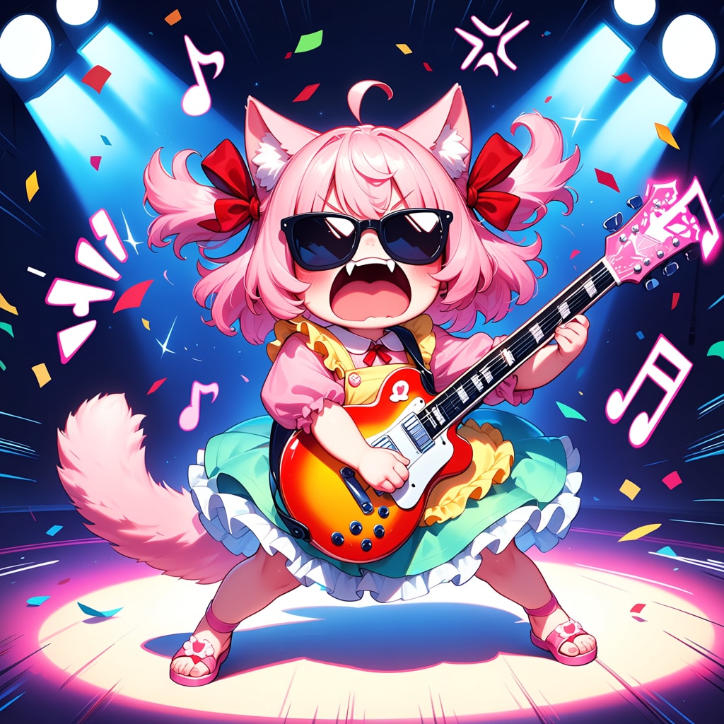 Animaでロックねこちゃん！！【今日はロックの日】