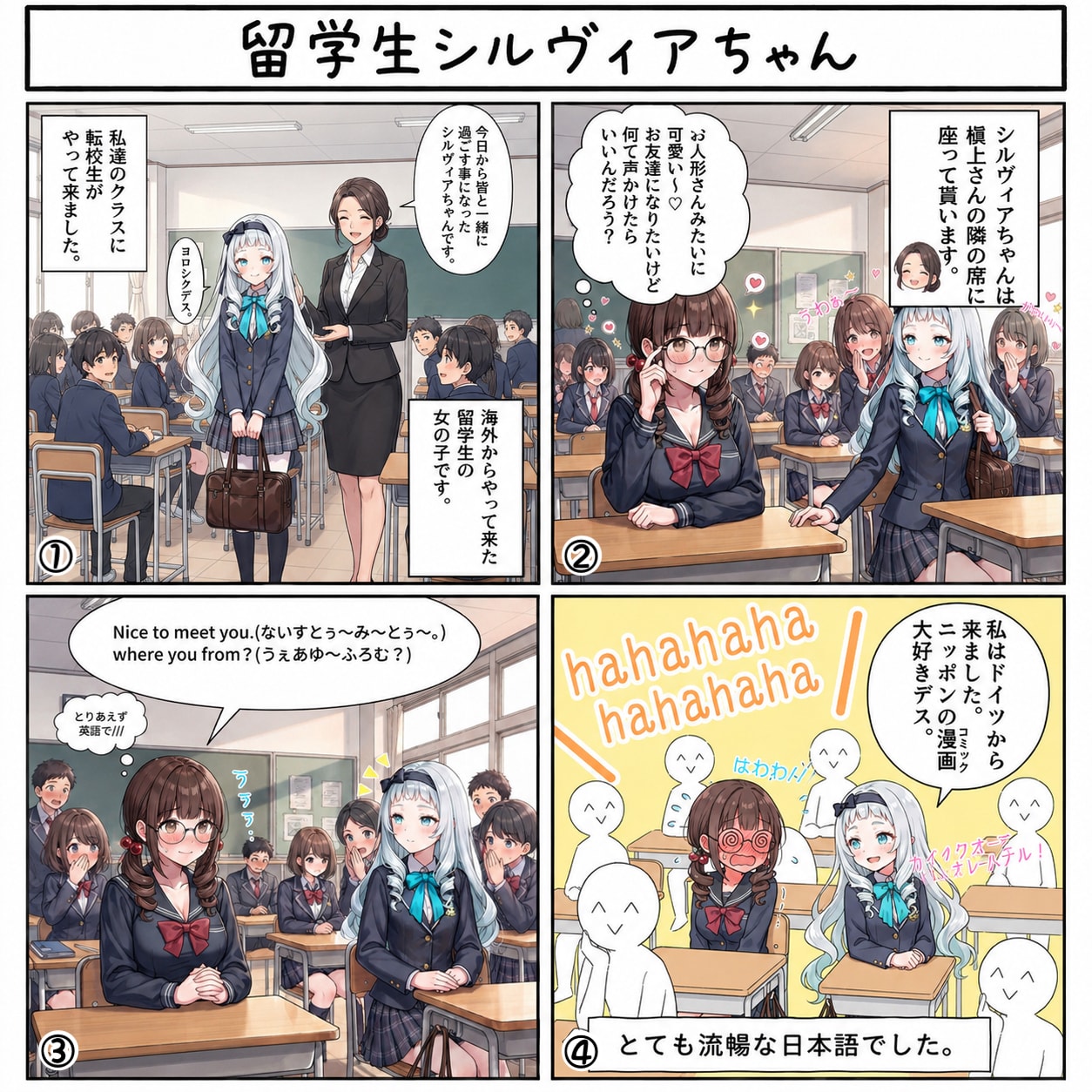 留学生シルヴィアちゃん