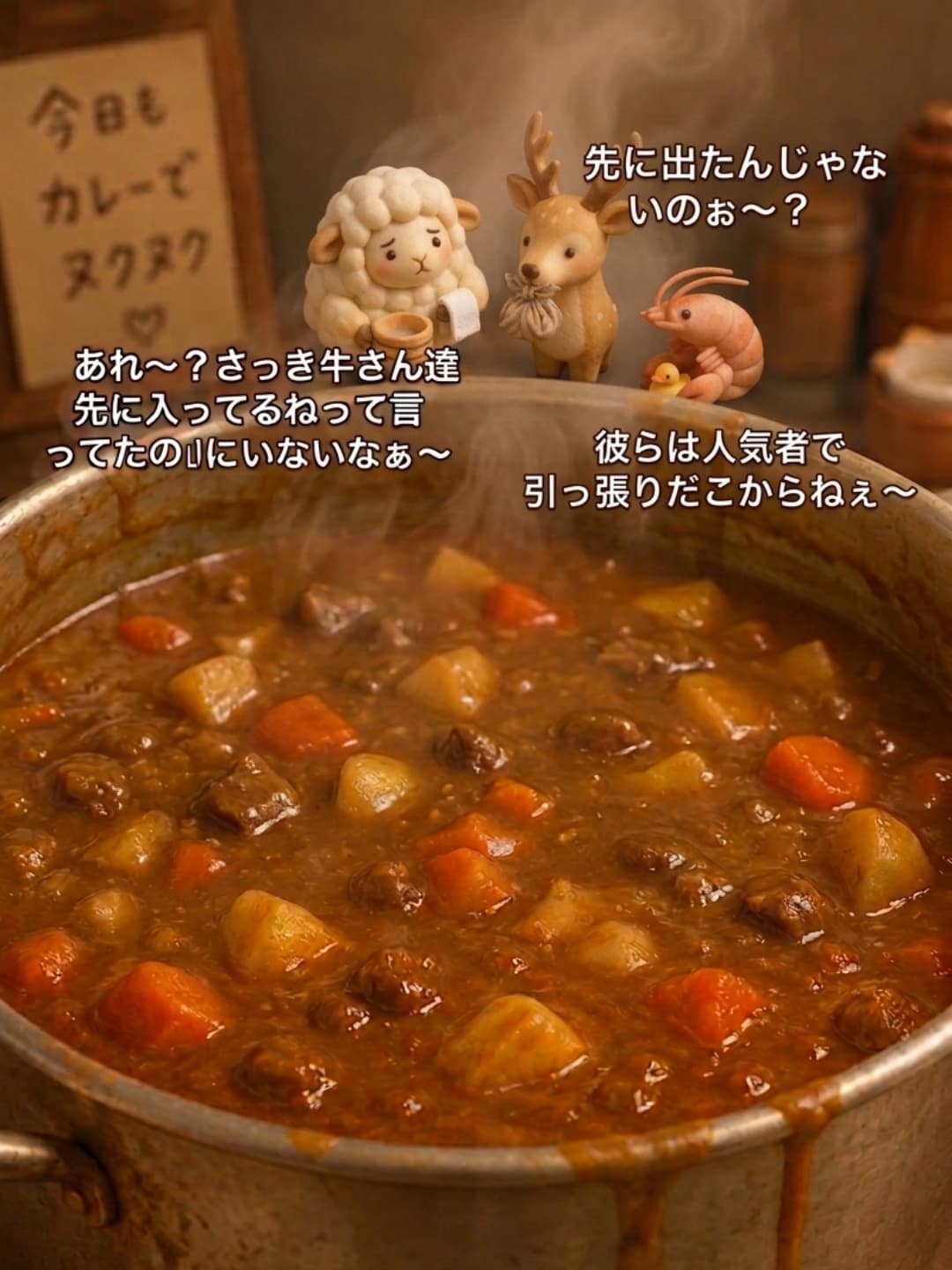 カレーでぬくぬくし過ぎた