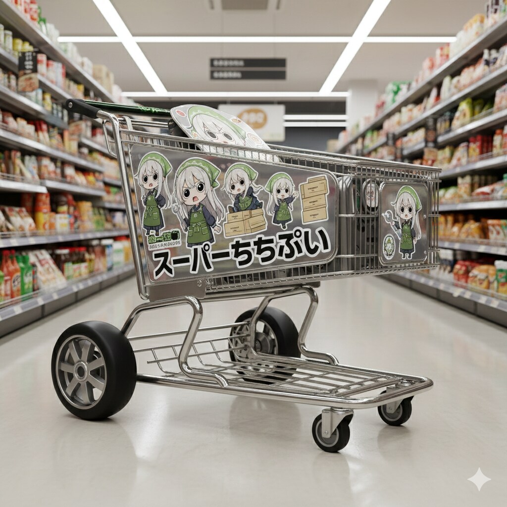 スーパーちちぷいのえらいこっちゃ嬢仕様ショッピングカート