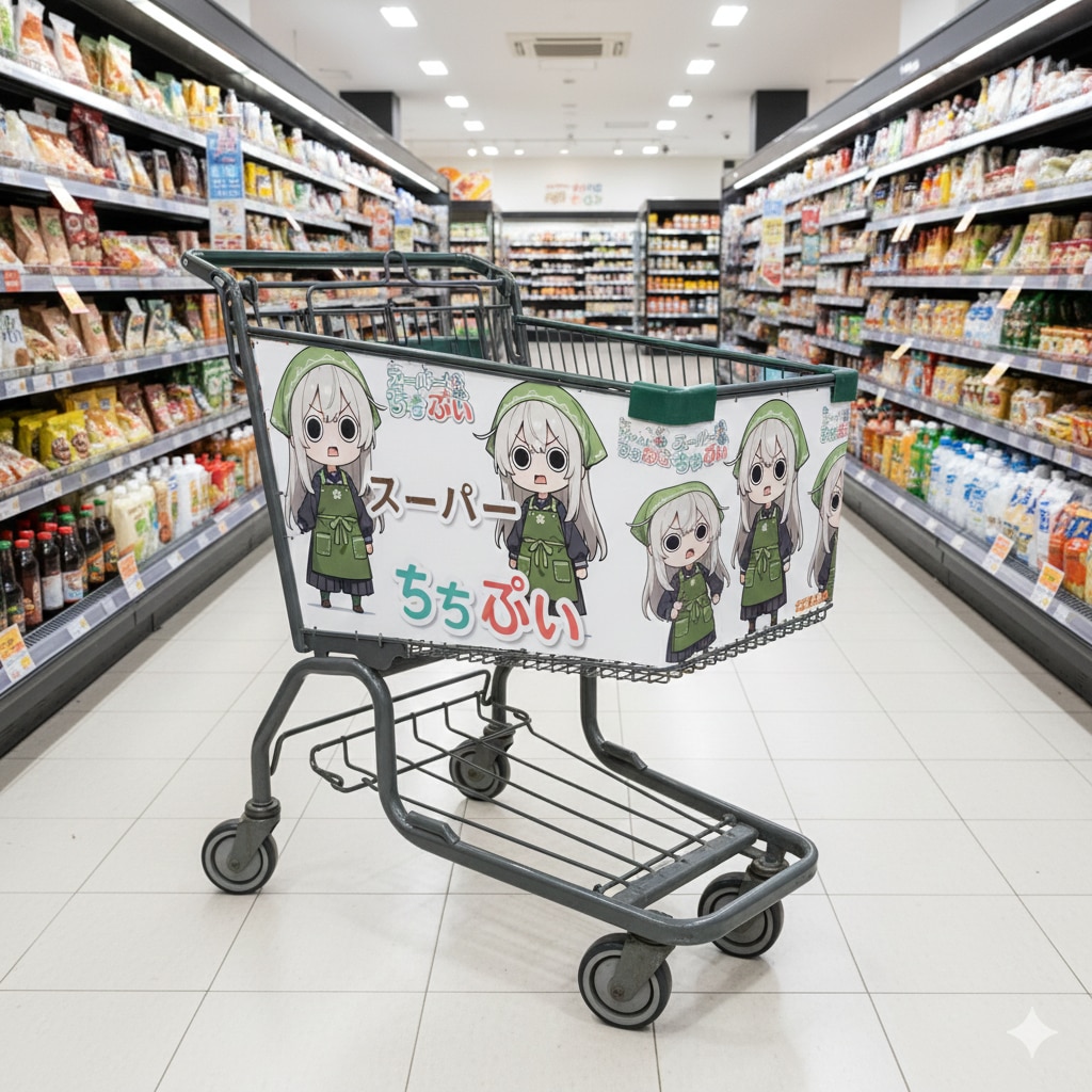 スーパーちちぷいのえらいこっちゃ嬢仕様ショッピングカート
