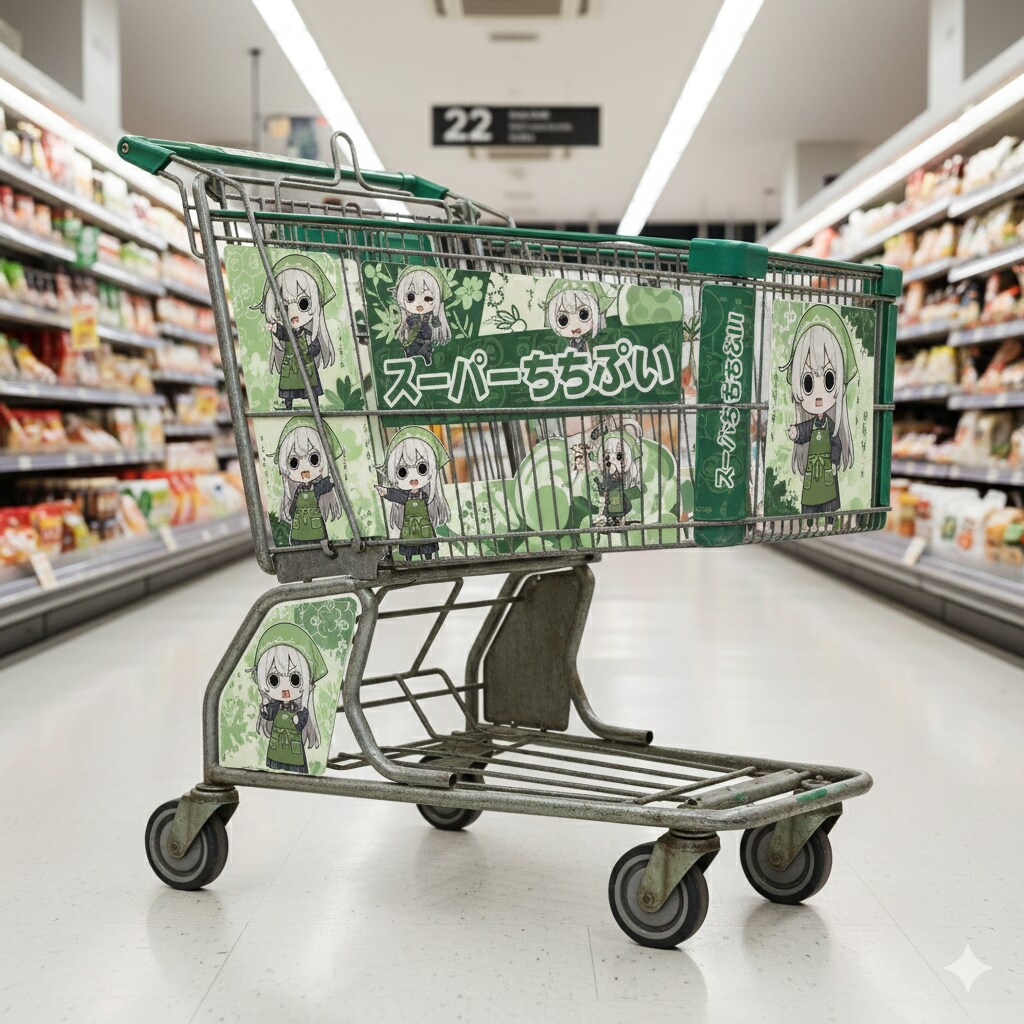 スーパーちちぷいのえらいこっちゃ嬢仕様ショッピングカート