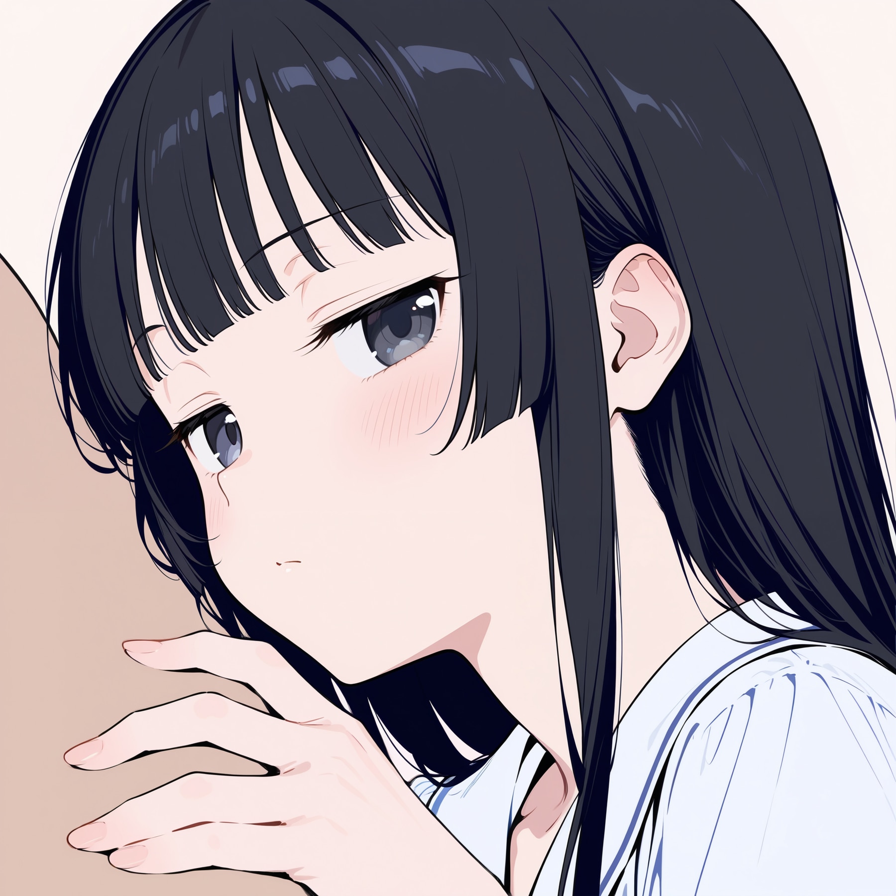 ジト目の真由ちゃん