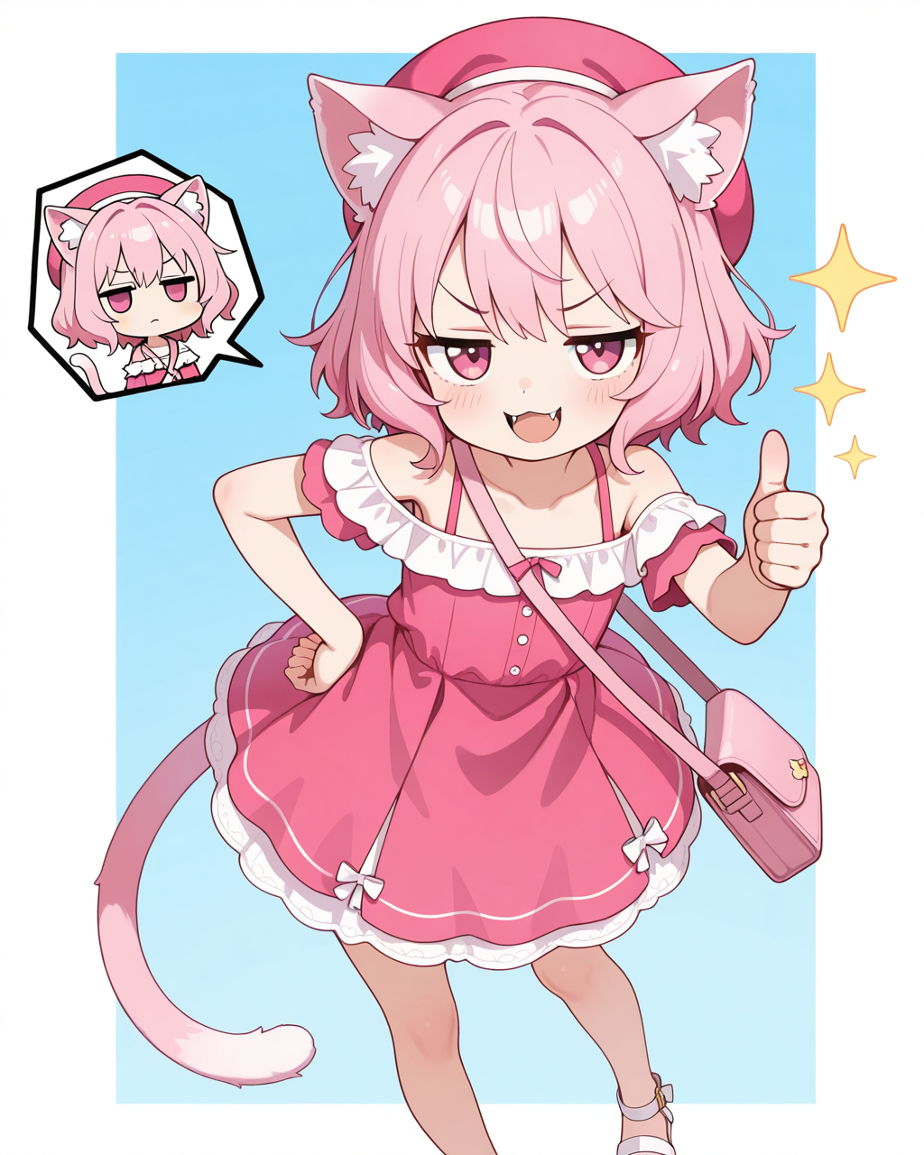 真・ねこちゃんの夏コーデ♡