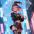 雨の中のゲラ子 3枚目