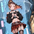 雨の中のゲラ子 2枚目