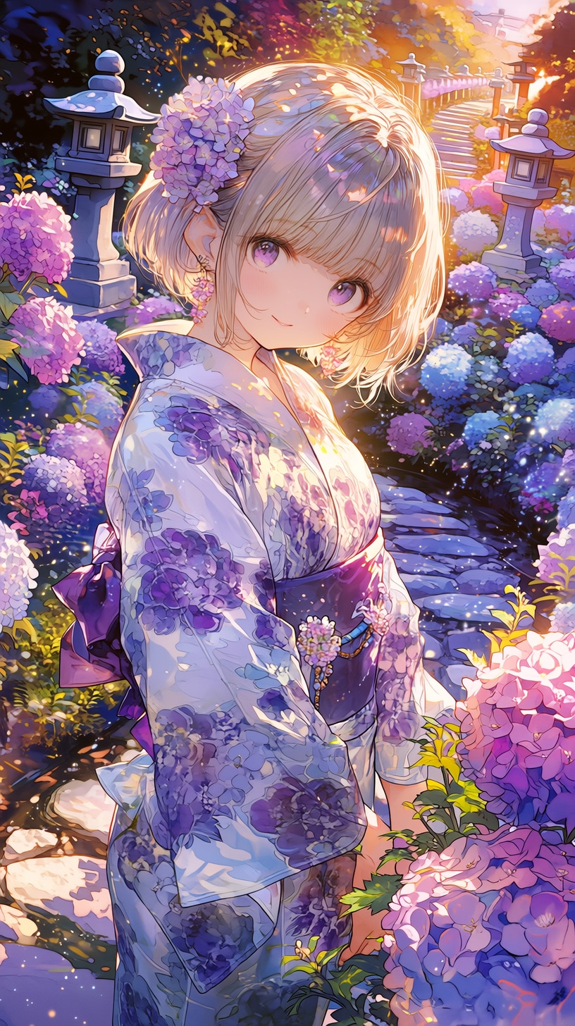 Hydrangea Princess 「紫陽花の姫君」