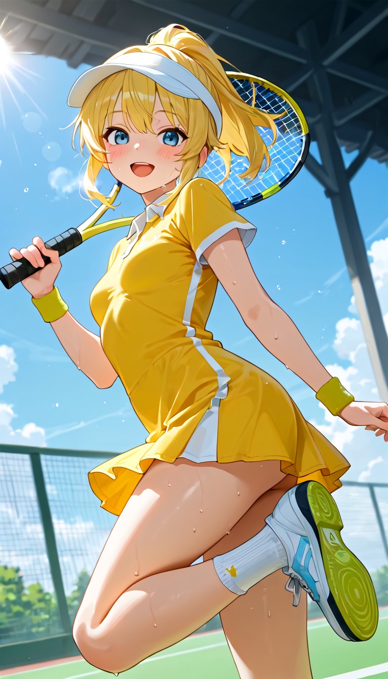 黄色髪ちゃん | の人気AIイラスト・グラビア