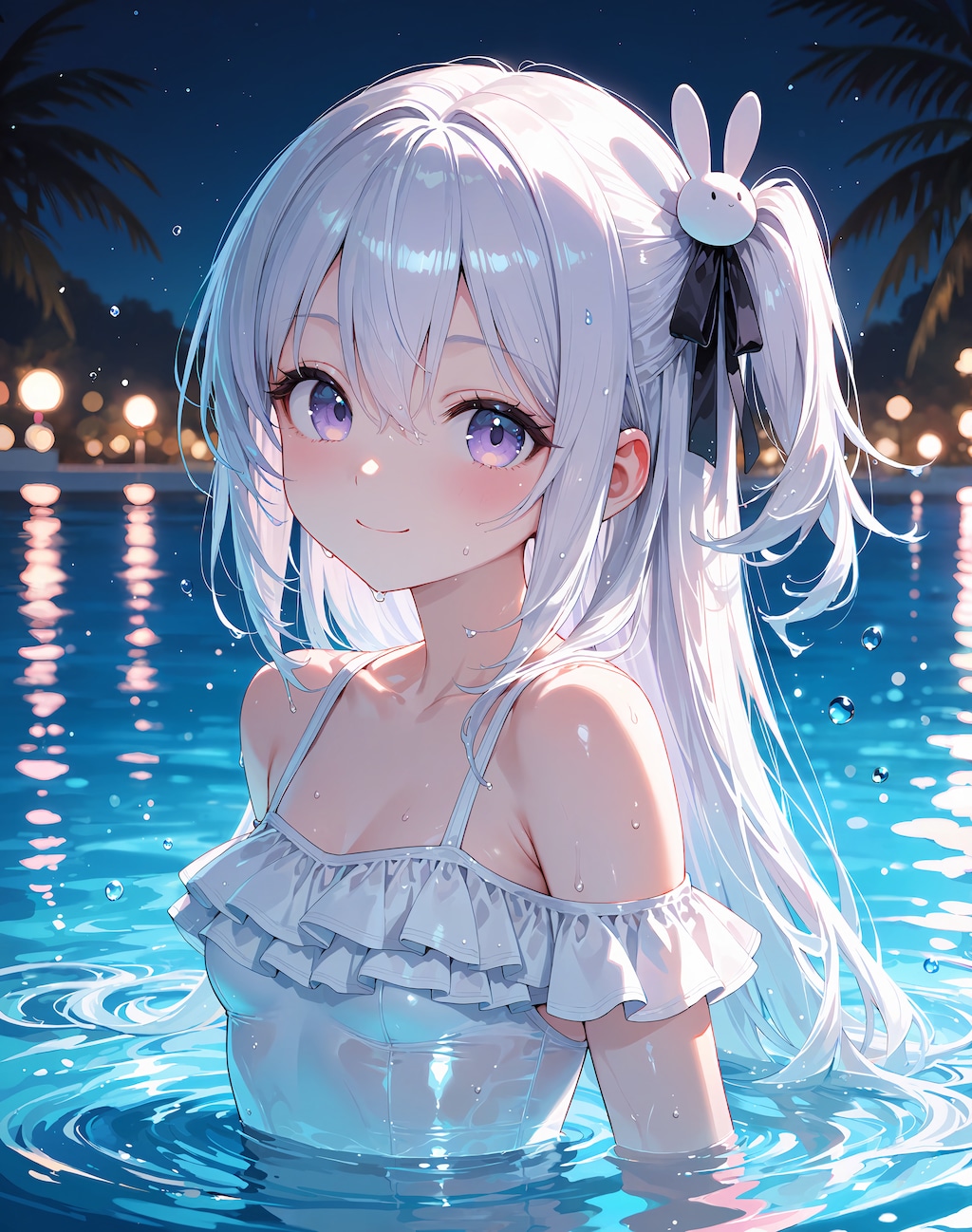 暑すぎるので水着