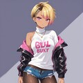 ギャルズバンド　（新キャラ？ベース担当） 3枚目