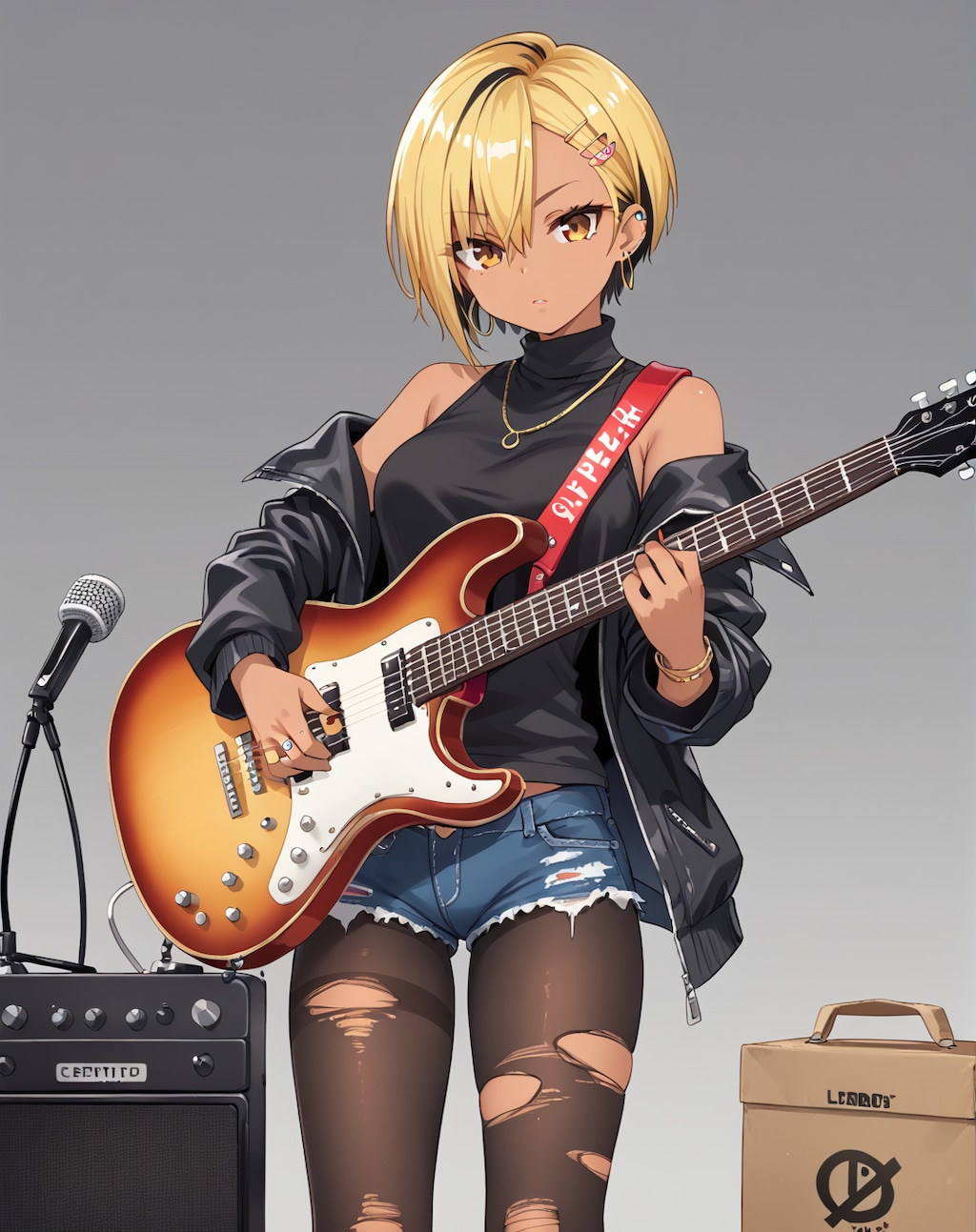 ギャルズバンド　（新キャラ？ベース担当）