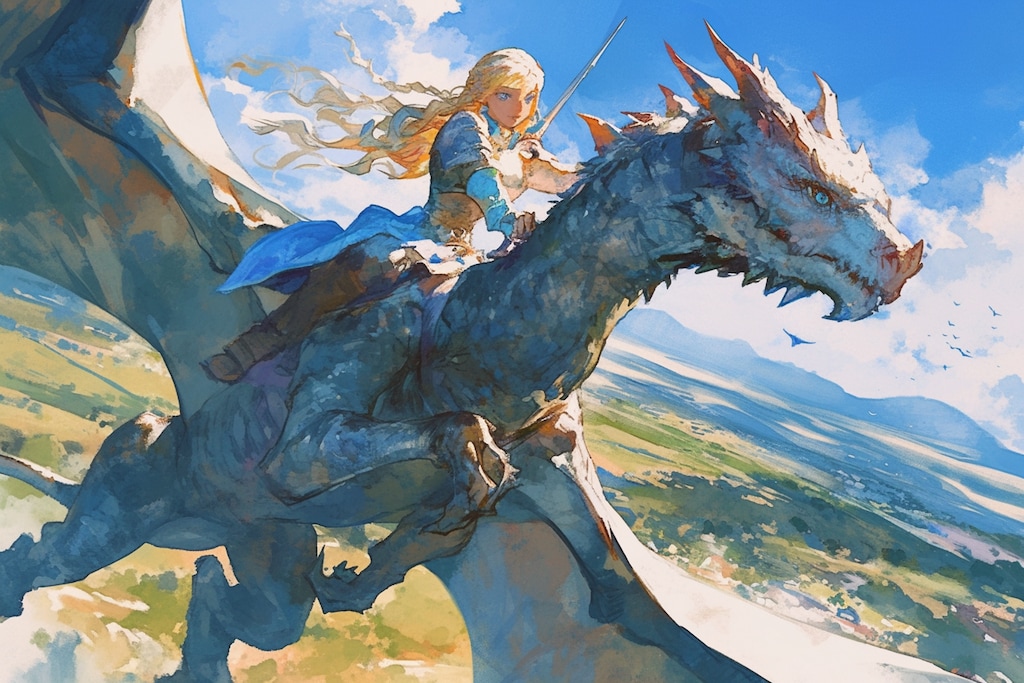 ドラゴンと少女（竜騎士）173