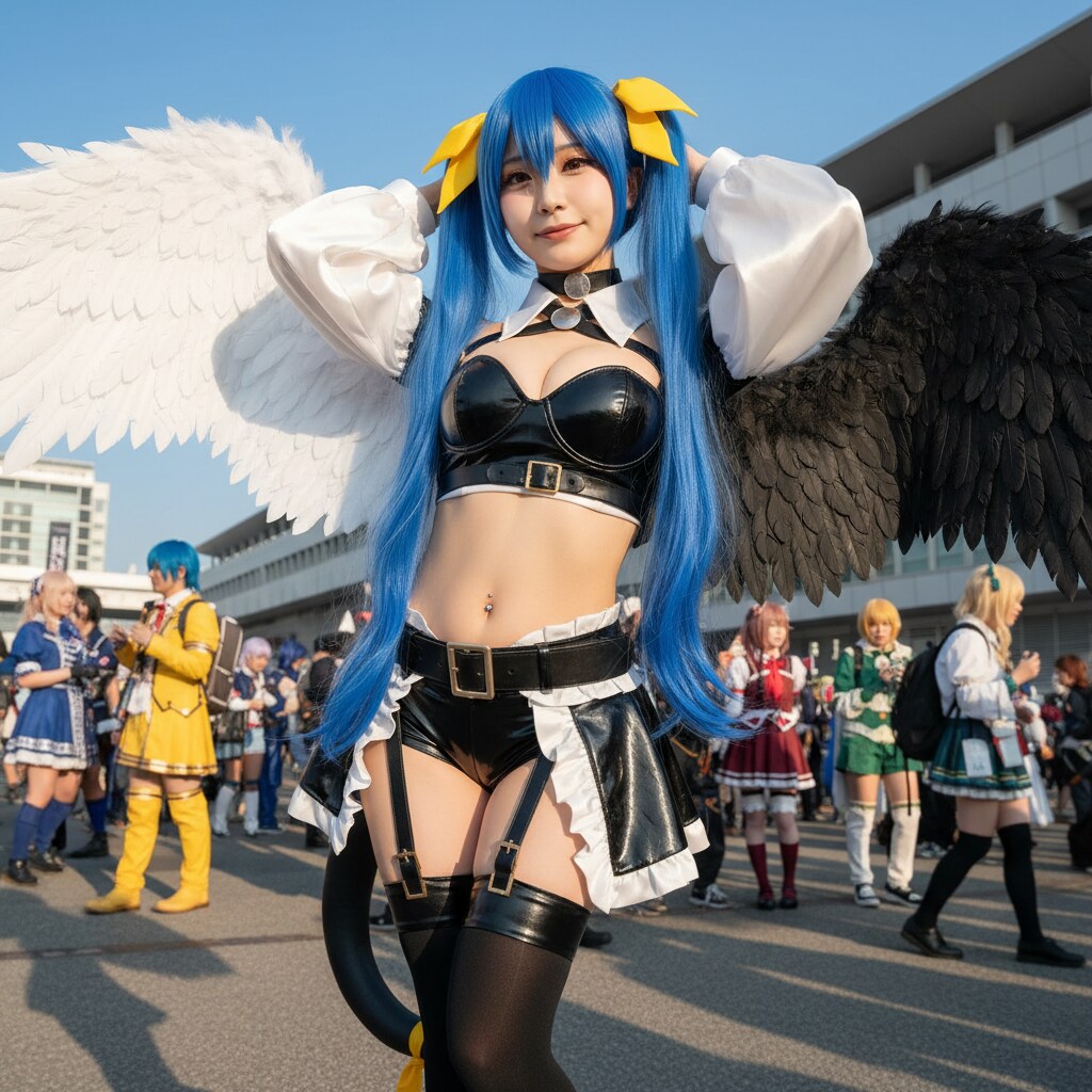 青ツイさん。コスプレ