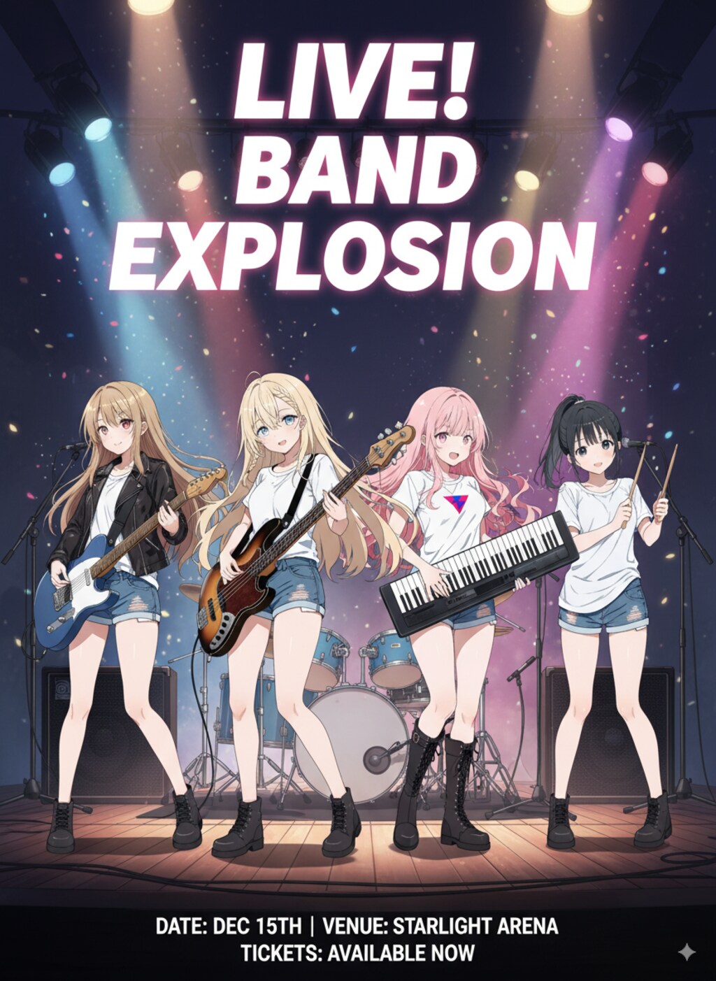 バンドライブポスター（仮）