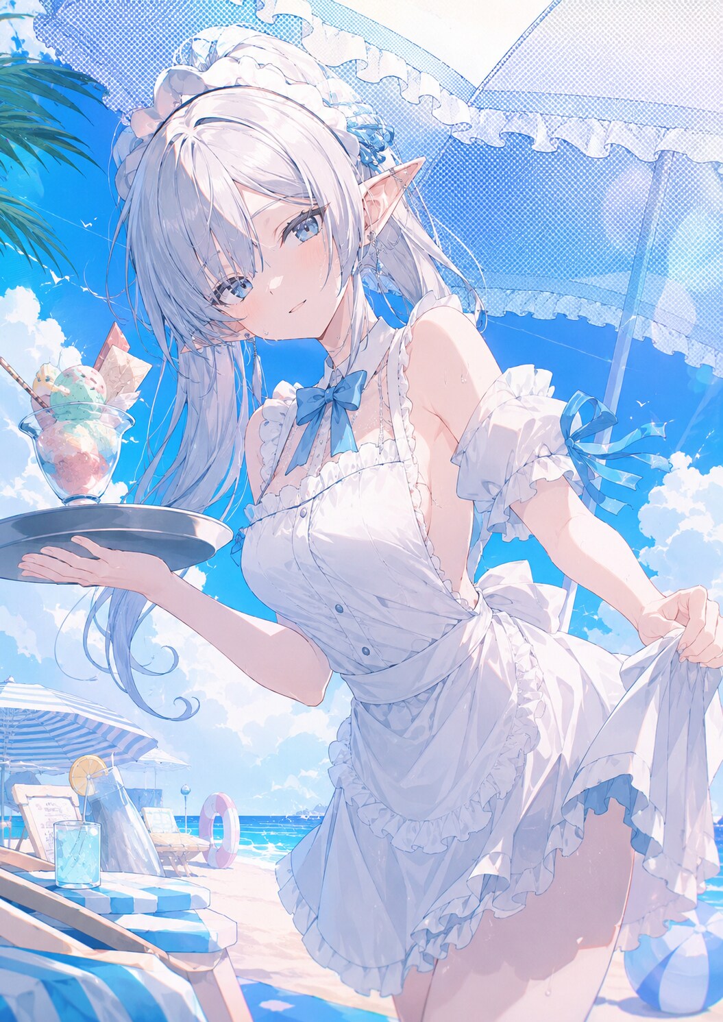 正統派メイドによる給仕