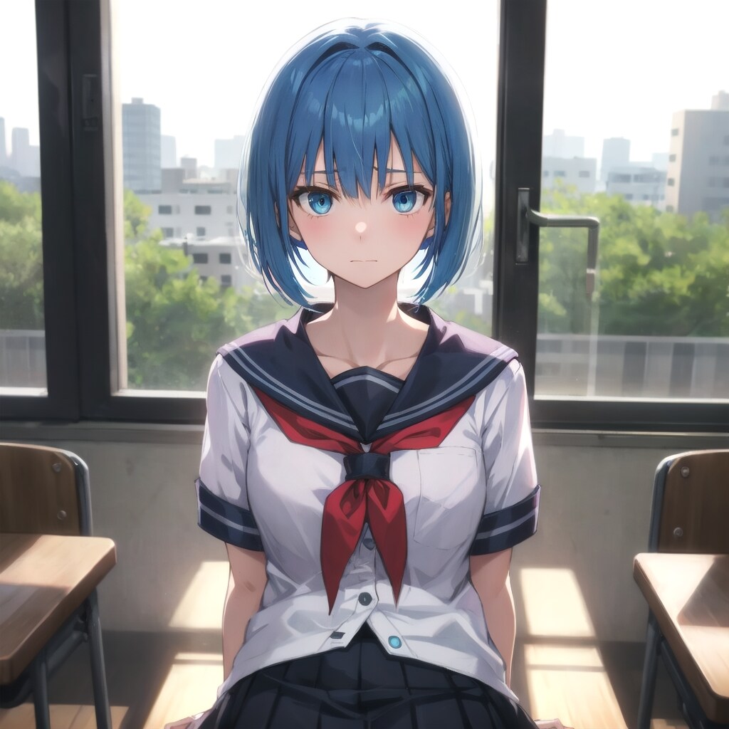 教室に一人、待ち続ける彼女