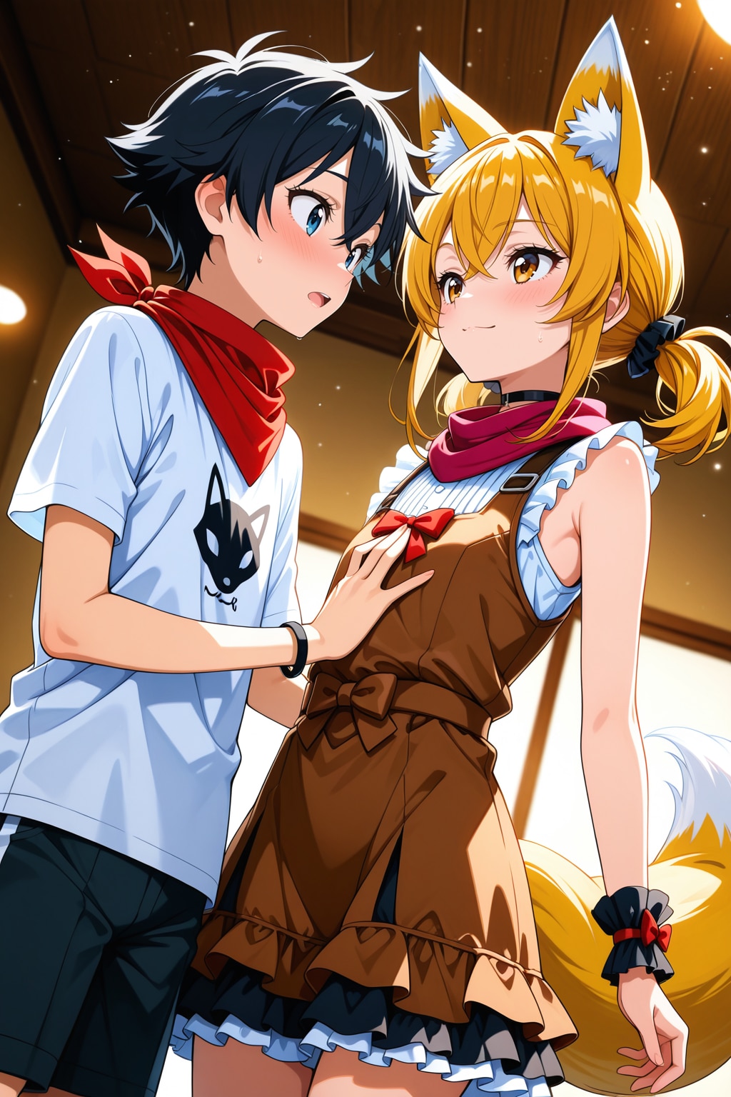 ミラさんに懐かれた照太