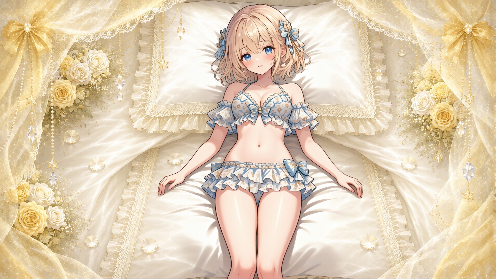 金髪少女と水着　その12-1